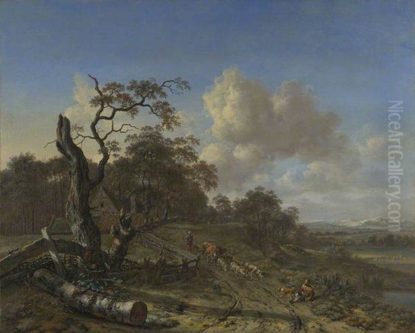 A Landscape with a Dead Tree - view 1