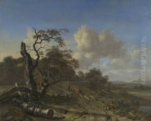 A Landscape with a Dead Tree by Jan Wijnants
