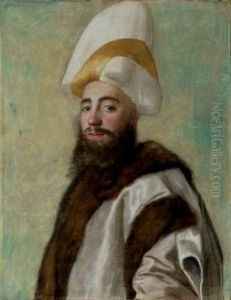 Portrait of a Grand Vizier of Ottoman Empire, (perhaps Nisanci Ahmed Pasha[1])