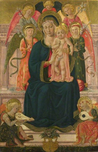The Virgin and Child Enthroned with Angels - view 1
