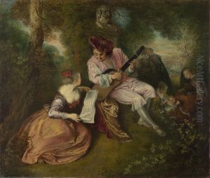 The Scale of Love by Jean-Antoine Watteau