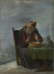 Winter by David Teniers the Younger