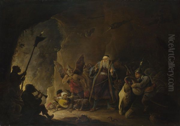 The Rich Man being led to Hell - view 1