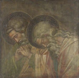 Two Haloed Mourners