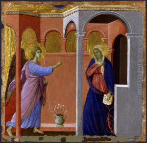 The Annunciation by Duccio Di Buoninsegna
