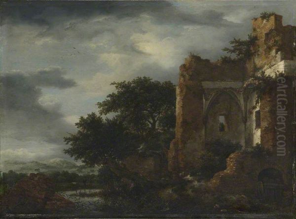 Ruins in a Dune Landscape - view 1