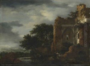Ruins in a Dune Landscape by Jacob Van Ruisdael