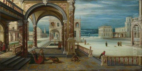 The Courtyard of a Renaissance Palace - view 1