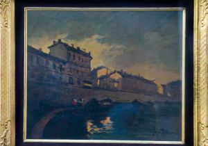 La Darsena by Achille Cattaneo