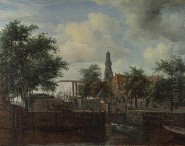 'The Haarlem Lock, Amsterdam - view 1