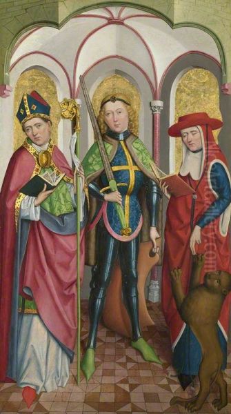 Saints Ambrose, Exuperius and Jerome - view 1