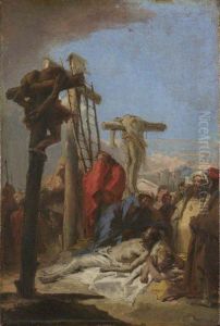 The Lamentation at the Foot of the Cross by Giovanni Domenico Tiepolo