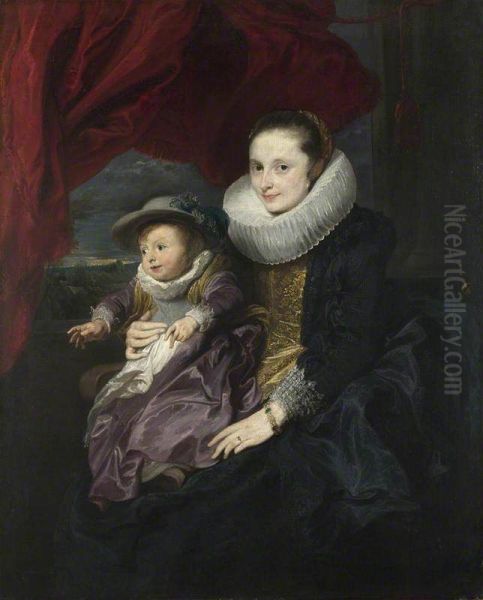 Portrait of a Woman and Child - view 1