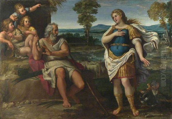 Erminia takes Refuge with the Shepherds - view 1