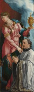 The Donor and Saint Mary Magdalene by Maarten Van Heemskerck