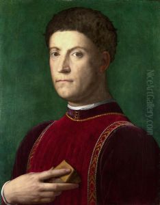 Portrait of Piero de\ by Bronzino