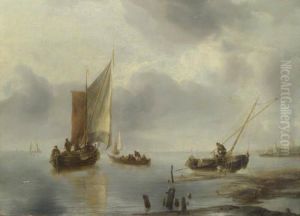 A Small Vessel in Light Airs, and Another Ashore A Small Vessel in Light Airs, and Another Ashore