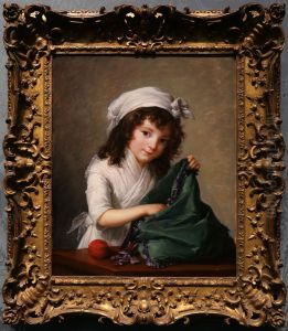 Mademoiselle Brongniart by Elisabeth Louise Vigee Le Brun