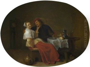 Two Lovers at Table