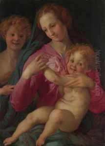 The Madonna and Child with the Infant Baptist The Madonna and Child with the Infant Baptist