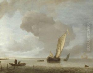 A Small Dutch Vessel before a Light Breeze