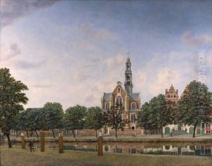 View of the Westerkerk, Amsterdam by Jan Van Der Heyden