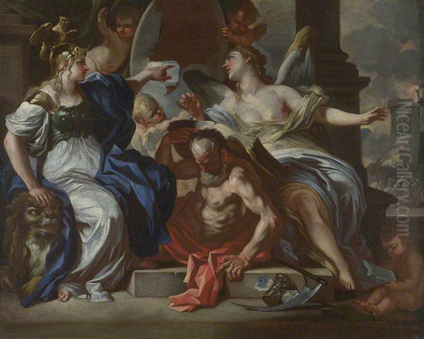 An Allegory of Louis XIV - view 1