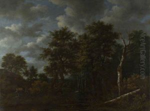 A Pool surrounded by Trees by Jacob Van Ruisdael