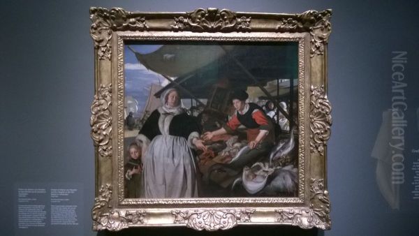 Fish Market with Portrait - view 1