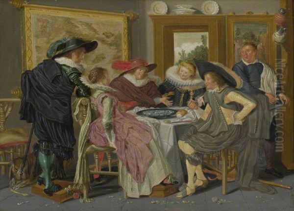 A Party at Table - view 1
