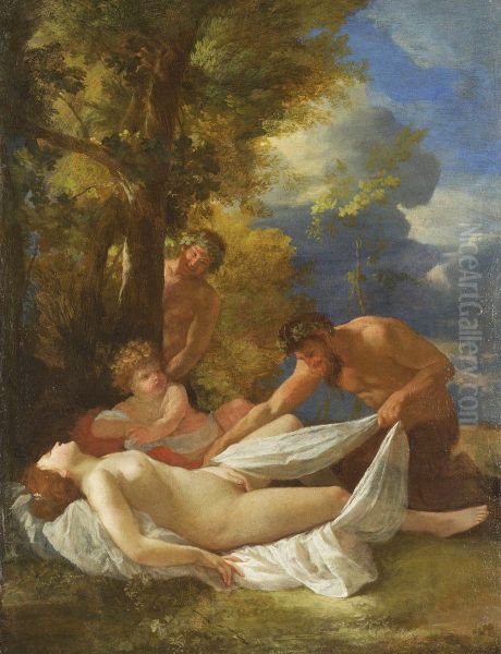 Nymph with Satyrs - view 1