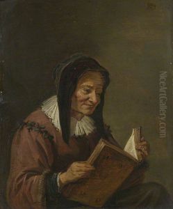 An Old Woman Reading by David Teniers the Younger