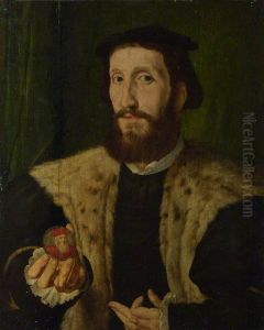 A Man holding a Coloured Medal
