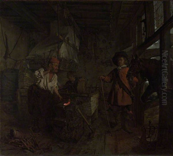 The Interior of a Smithy - view 1