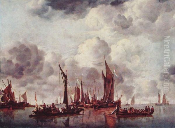 Segelboote im Hafen - view 1