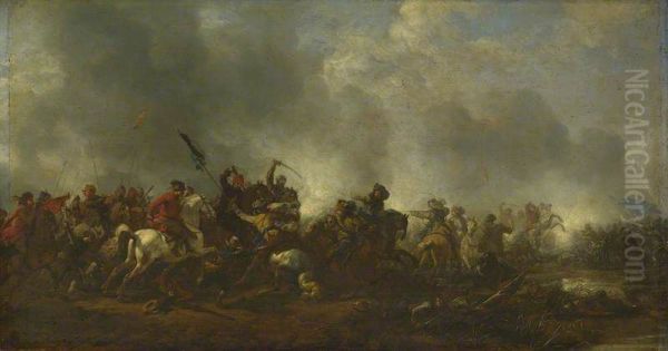 Cavalry attacking Infantry - view 1