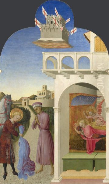 Saint Francis meets a Knight Poorer than Himself and Saint Francis's Vision of the Founding of the Franciscan Order - view 1