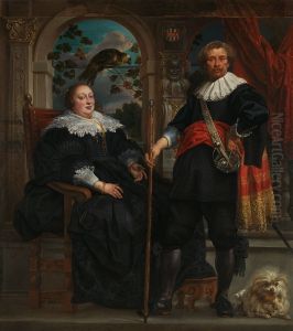 Portrait of Govaert van Surpele (?) and his Wife Portrait of Govaert van Surpele (?) and his Wife