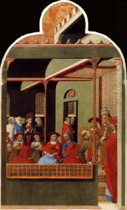 Pope Innocent III Accords Recognition to the Franciscan Order by Stefano di Giovanni