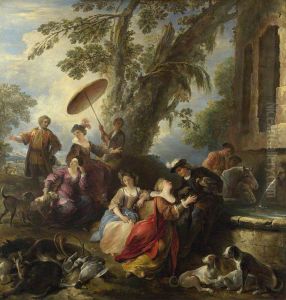 The Return from the Hunt by Joseph Francois Parrocel