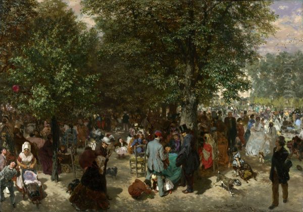 Afternoon in the Tuileries Gardens - view 1