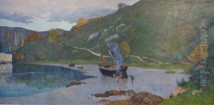 Vue du port de Pont-Aven by Maxime Maufra