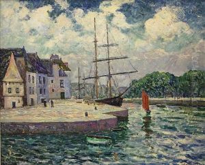 The port of Saint-Goustan at Auray The port of Saint-Goustan at Auray