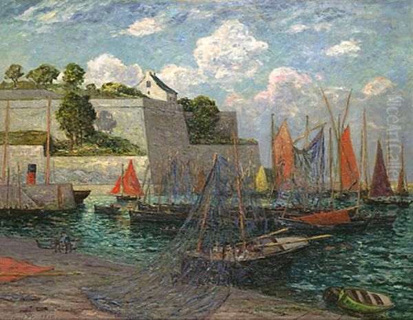 The Port and the Castle in Belle-Ile - view 1