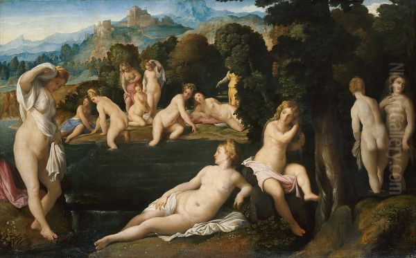 Bathing Nymphs - view 1