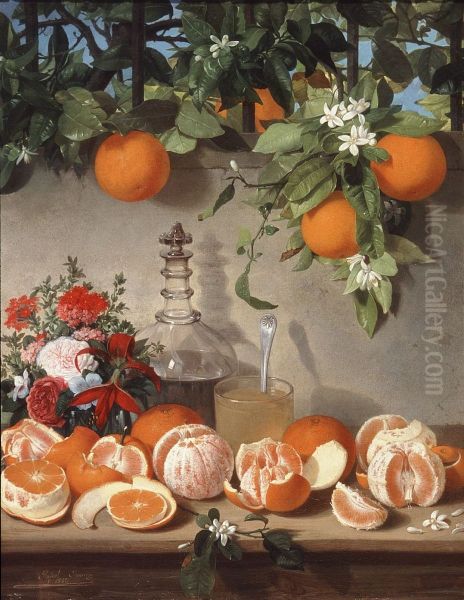 Bodegon de naranjas. - view 1