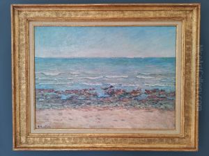 Plage de la cote normande by Blanche Hoschede Monet