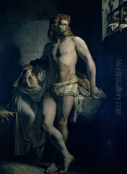 Gaulish Soldier and His Daughter Captive in Rome - view 1