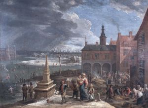 Winter (De vier seizoenen) by David Teniers the Younger