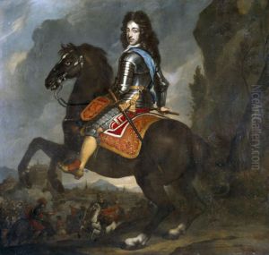 Equestrian portrait of King William III of England